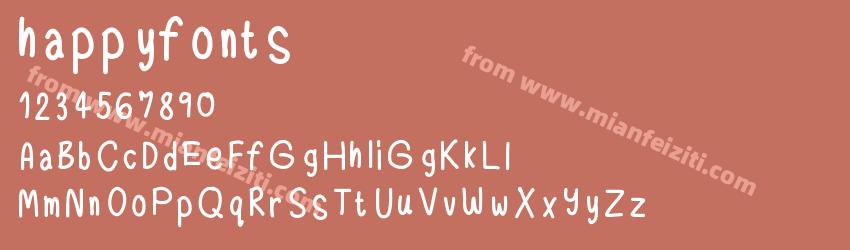 happyfonts预览图1