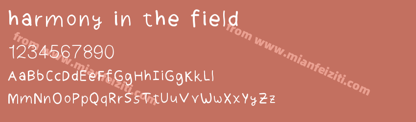 harmony in the field预览图1
