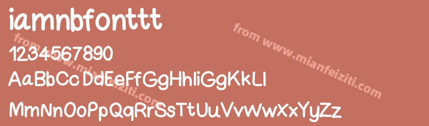 iamnbfonttt预览图1