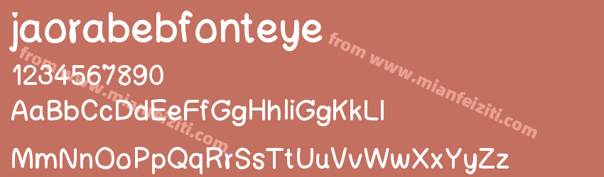 jaorabebfonteye预览图1