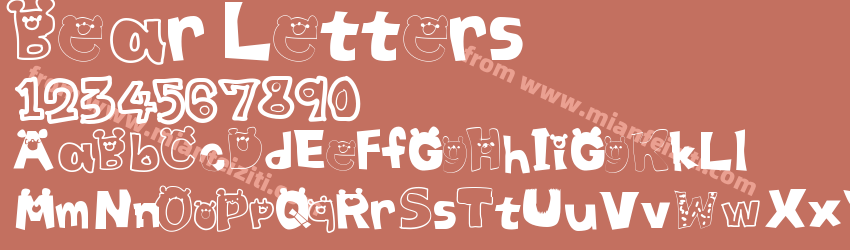 Bear Letters预览图1