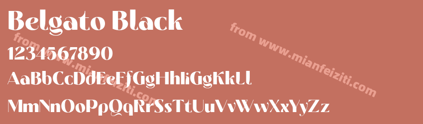 Belgato Black预览图1 Belgato Black预览图1