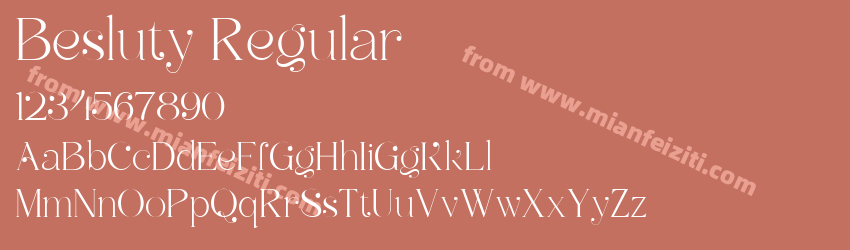 Besluty Regular预览图1