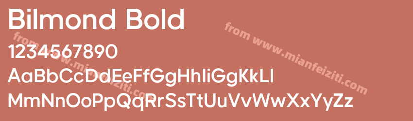 Bilmond Bold预览图1
