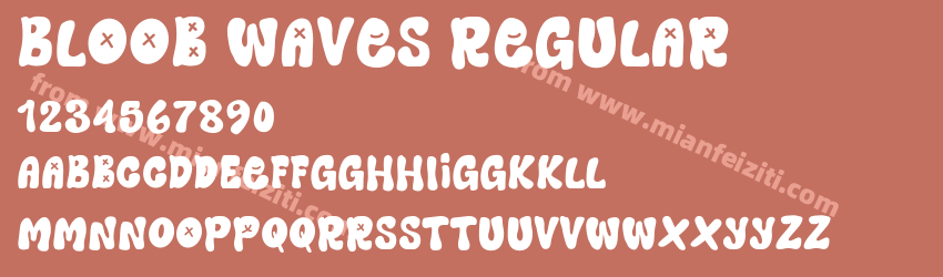Bloob Waves Regular预览图1