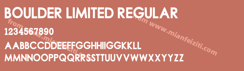Boulder Limited Regular预览图1