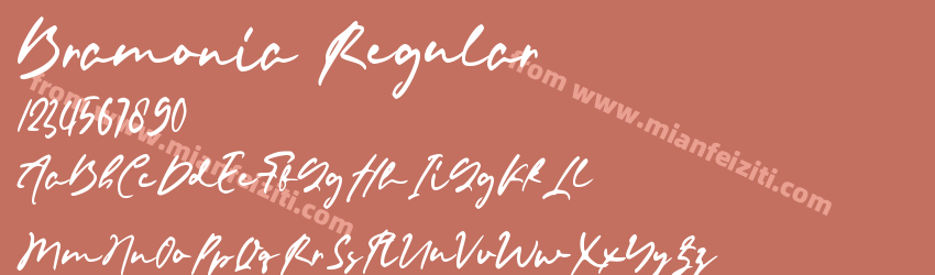 Bramonia Regular预览图1