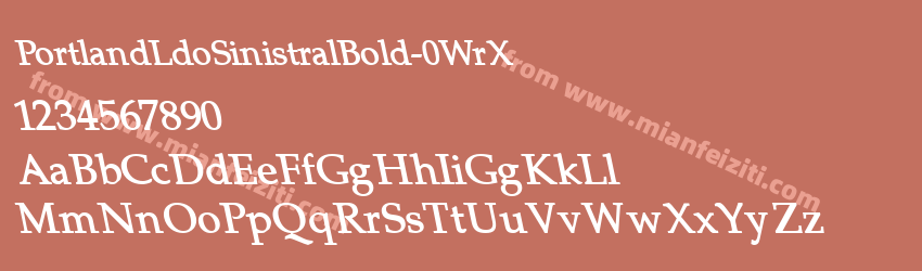 Portland Ldo Sinistral Bold 0 WrX预览图1