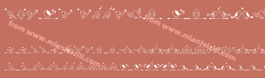 Bird Doodle Regular预览图1