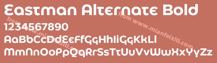 Eastman Alternate Bold预览图1