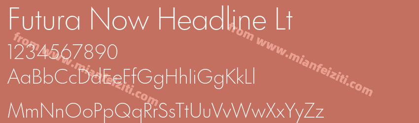 Futura Now Headline Lt预览图1