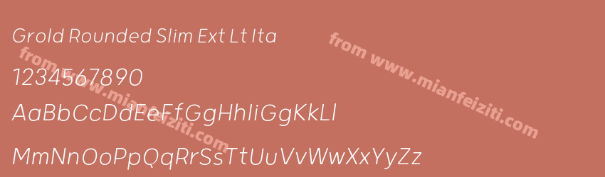 Grold Rounded Slim Ext Lt Ita预览图1