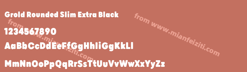 Grold Rounded Slim Extra Black预览图1