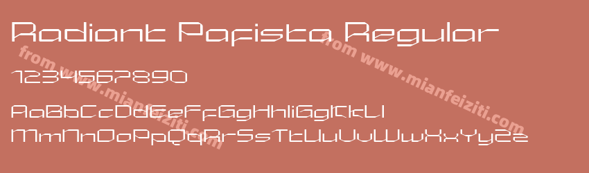 Radiant Pafista Regular预览图1