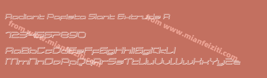 Radiant Pafista Slant Extrude R预览图1 Radiant Pafista Slant Extrude R预览图1