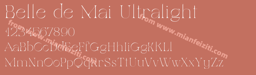 Belle de Mai Ultralight预览图1 Belle de Mai Ultralight预览图1