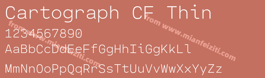 Cartograph CF Thin预览图1 Cartograph CF Thin预览图1