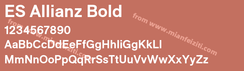 ES Allianz Bold预览图1 ES Allianz Bold预览图1