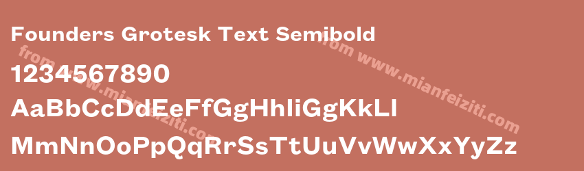 Founders Grotesk Text Semibold预览图1 Founders Grotesk Text Semibold预览图1