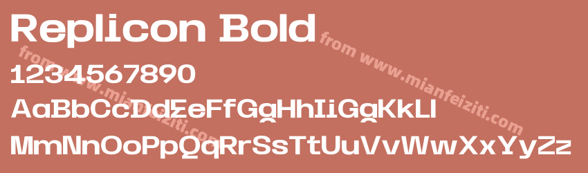 Replicon Bold预览图1 Replicon Bold预览图1