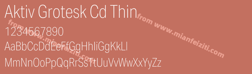 Aktiv Grotesk Cd Thin预览图1 Aktiv Grotesk Cd Thin预览图1