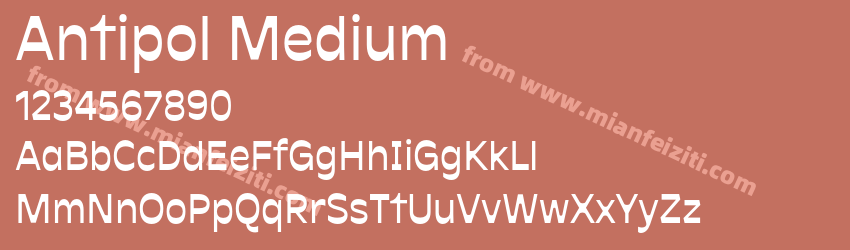 Antipol Medium预览图1 Antipol Medium预览图1