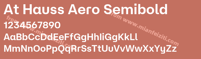 At Hauss Aero Semibold预览图1