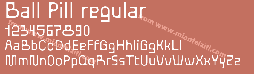 Ball Pill regular预览图1