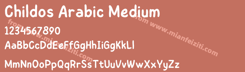 Childos Arabic Medium预览图1