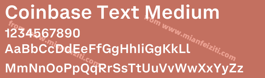 Coinbase Text Medium预览图1 Coinbase Text Medium预览图1