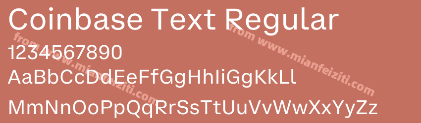 Coinbase Text Regular预览图1 Coinbase Text Regular预览图1