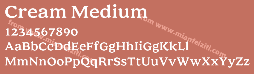 Cream Medium预览图1