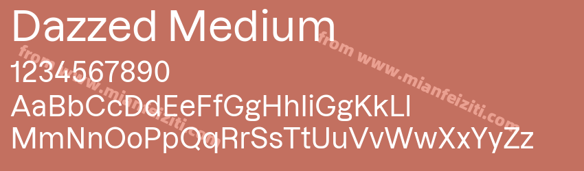 Dazzed Medium预览图1 Dazzed Medium预览图1