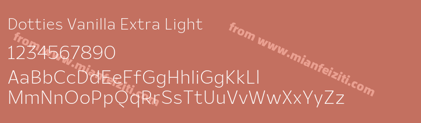 Dotties Vanilla Extra Light预览图1
