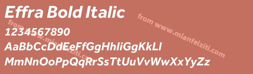 Effra Bold Italic预览图1 Effra Bold Italic预览图1