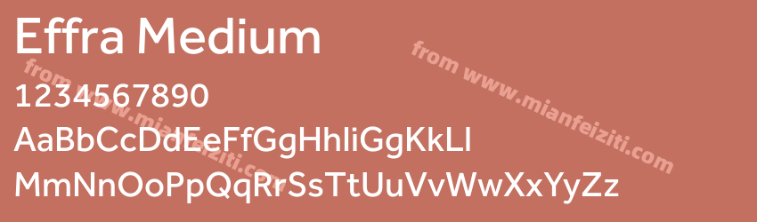 Effra Medium预览图1 Effra Medium预览图1