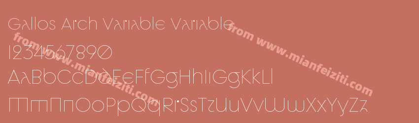 Gallos Arch Variable Variable预览图1 Gallos Arch Variable Variable预览图1
