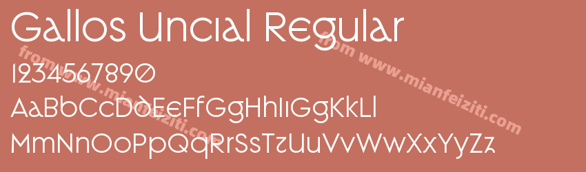 Gallos Uncial Regular预览图1 Gallos Uncial Regular预览图1