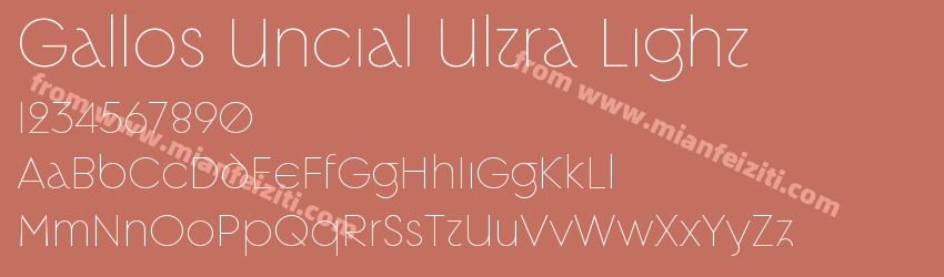 Gallos Uncial Ultra Light预览图1 Gallos Uncial Ultra Light预览图1