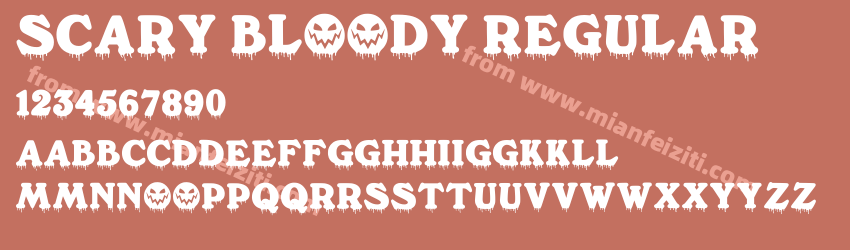 Scary Bloody Regular预览图1 Scary Bloody Regular预览图1