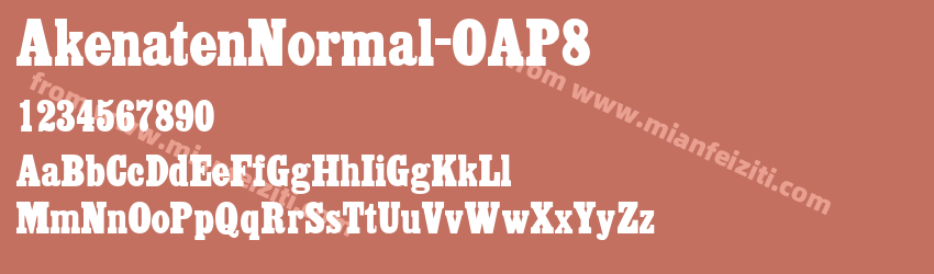 Akenaten Normal OAP8预览图1