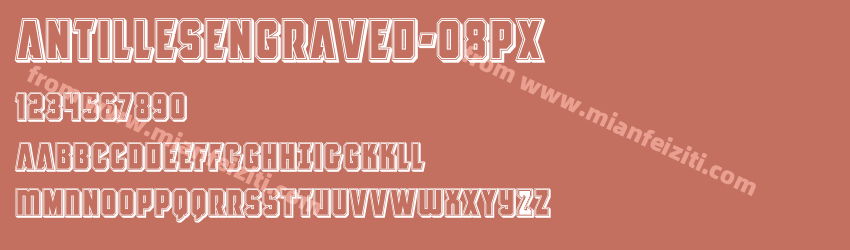 Antilles Engraved o8px预览图1