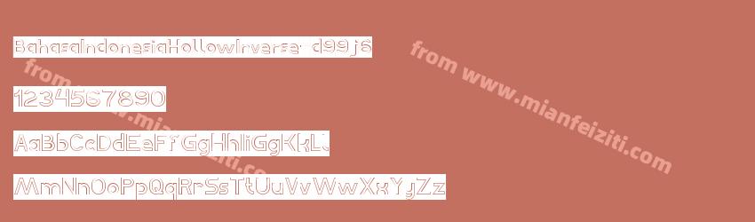 Bahasa Indonesia Hollow Inverse d99j6预览图1