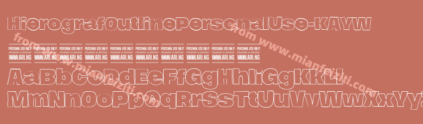 Hierograf Outline Personal Use KAYW预览图1