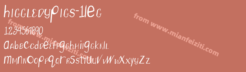 Higgledy Pigs Regular预览图1