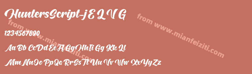 Hunters Script jELVG预览图1
