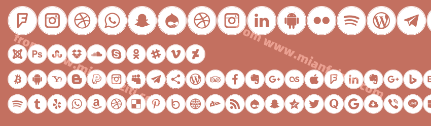 Icons Social Media10 KD6y预览图1