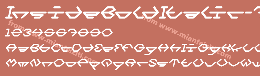 Inside Bold Italic 7 GqR预览图1