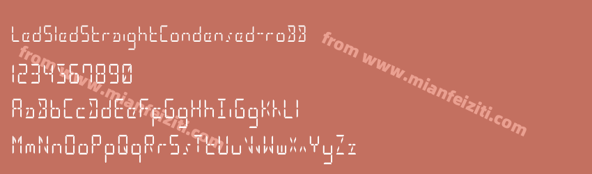 Led Sled Straight Condensed roBB预览图1