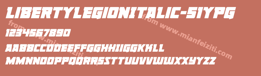 Liberty Legion Italic 51ypG预览图1